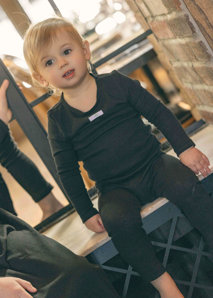 Pointelle Night set with Button