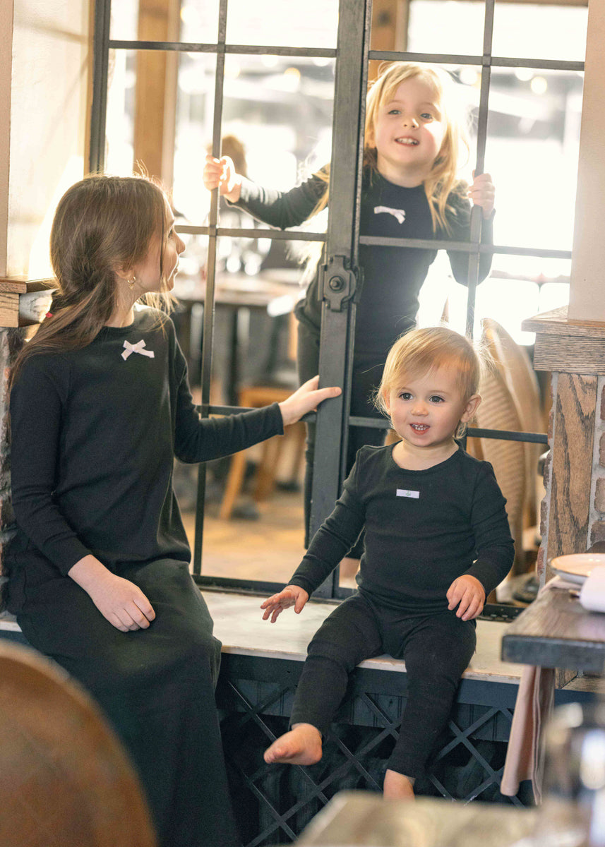 Pointelle Night set with Bow