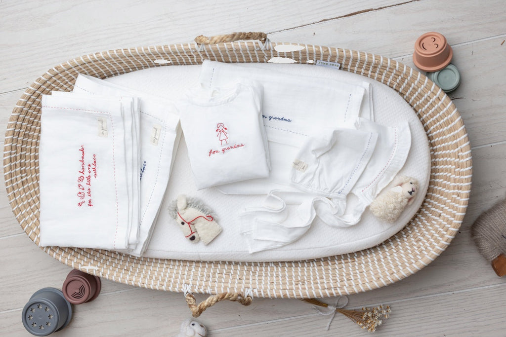 Enveloped Layette From Grandma Baby Girl