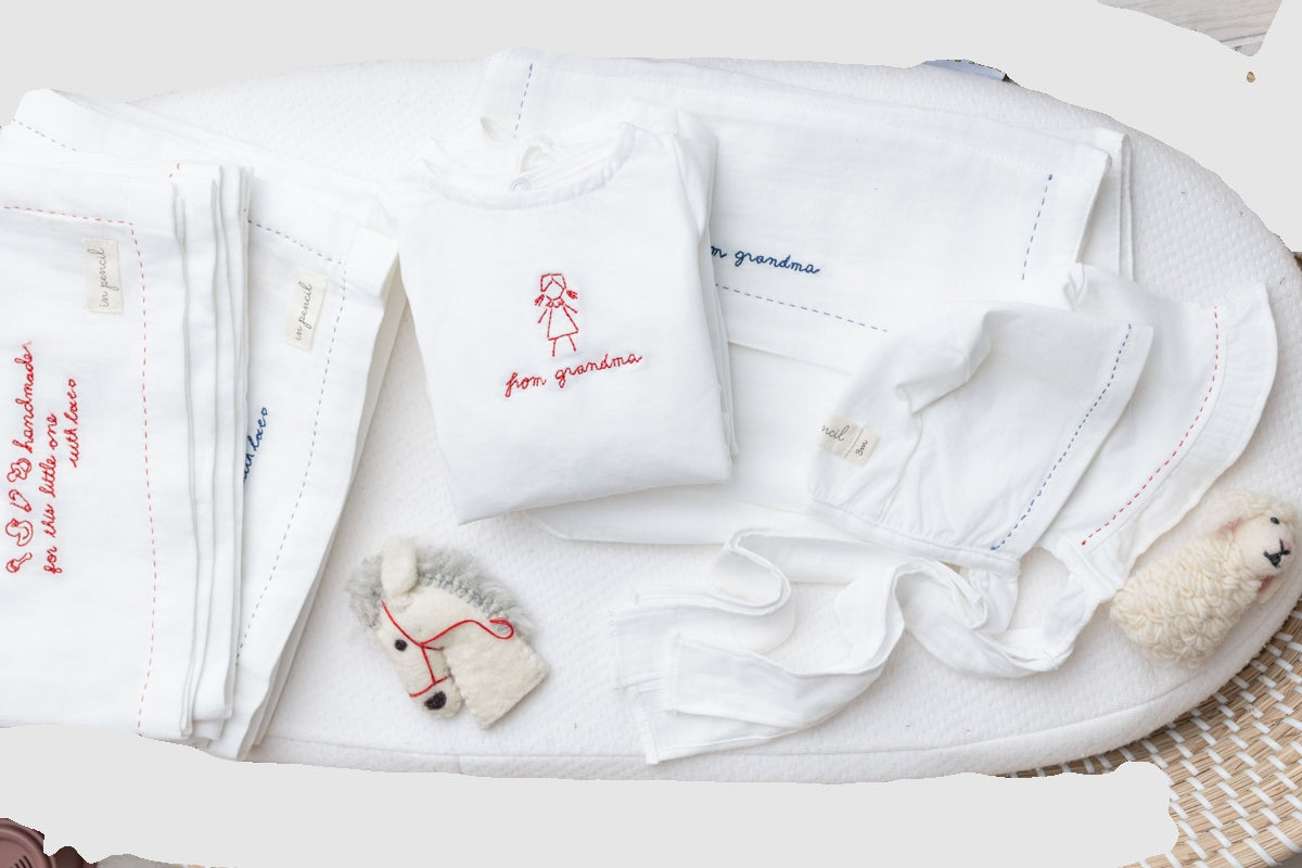 Enveloped Layette From Grandma Baby Girl