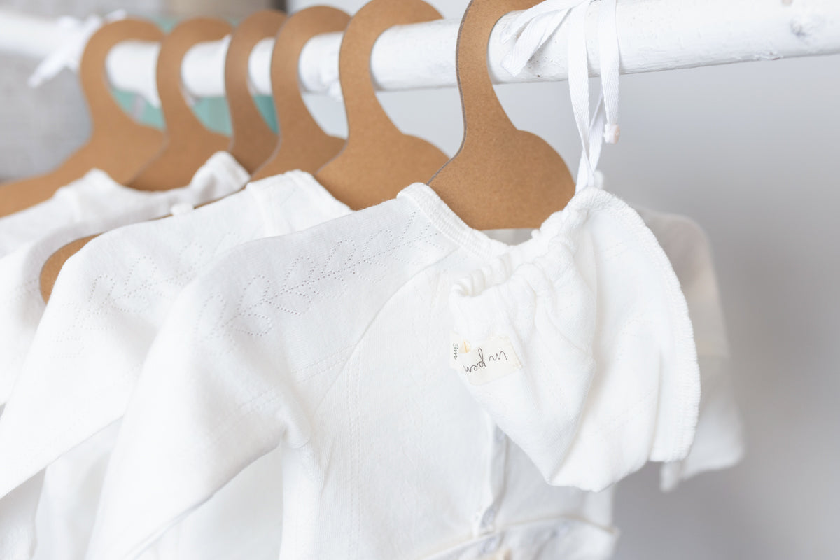 Pointelle Wrap 5 piece layette for Girls