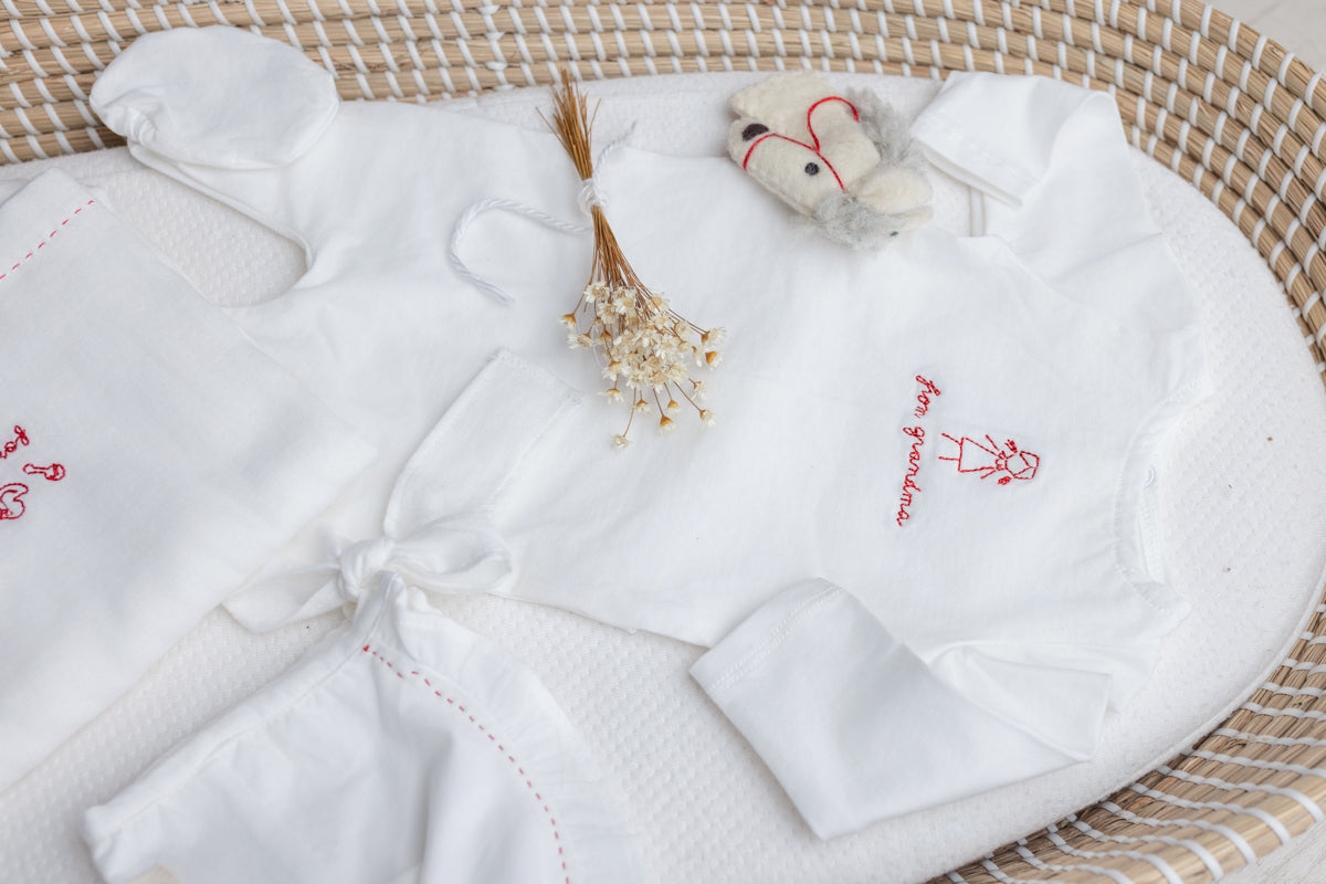 Enveloped Layette From Grandma Baby Girl