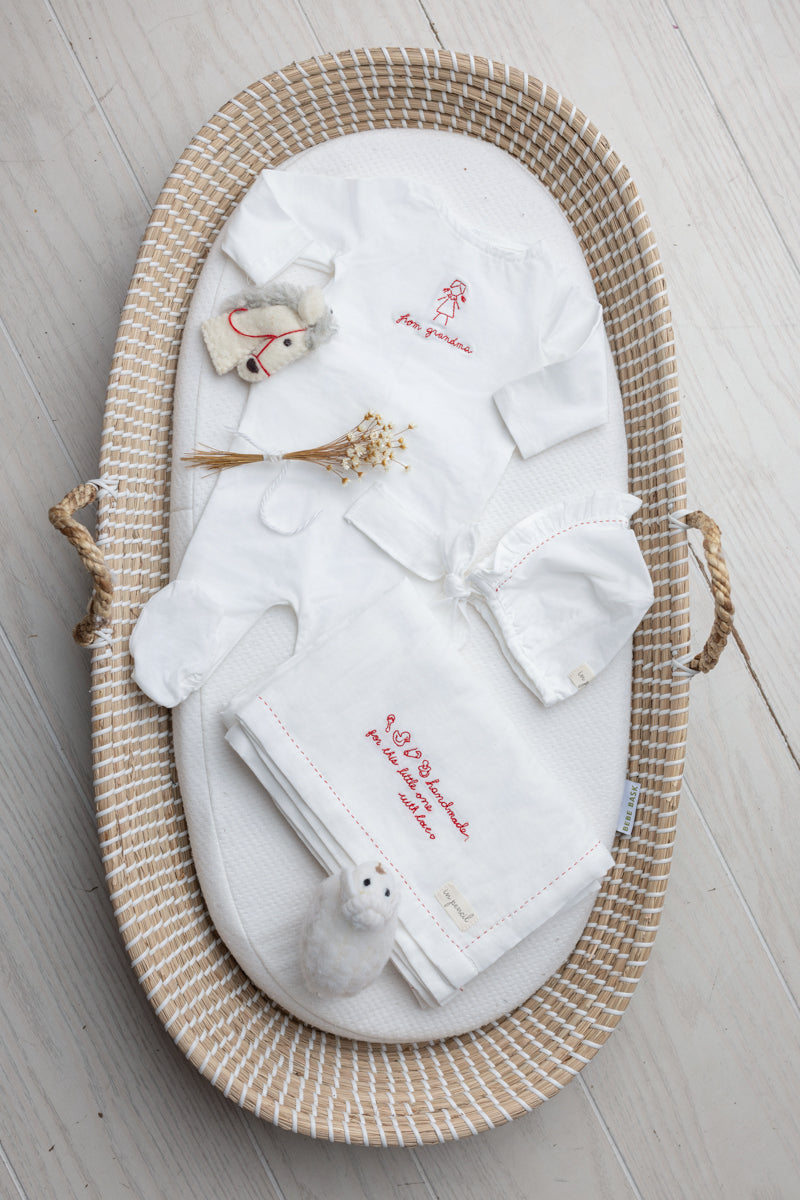Enveloped Layette From Grandma Baby Girl
