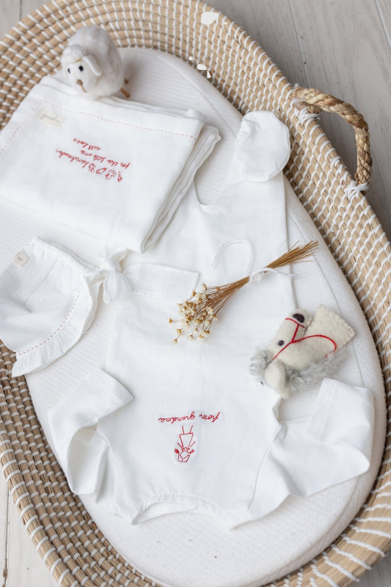 Enveloped Layette From Grandma Baby Girl