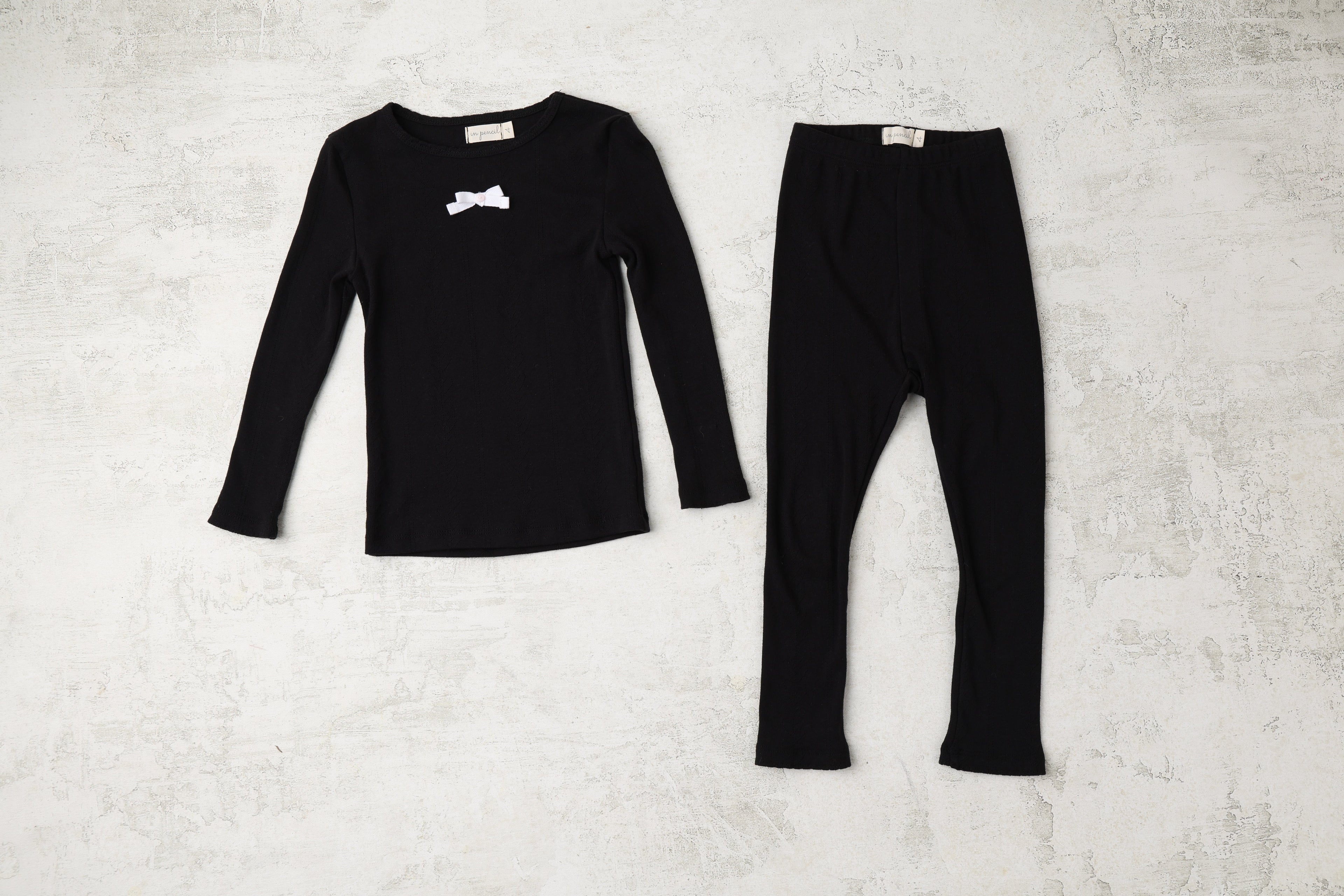 Pointelle Night set with Bow