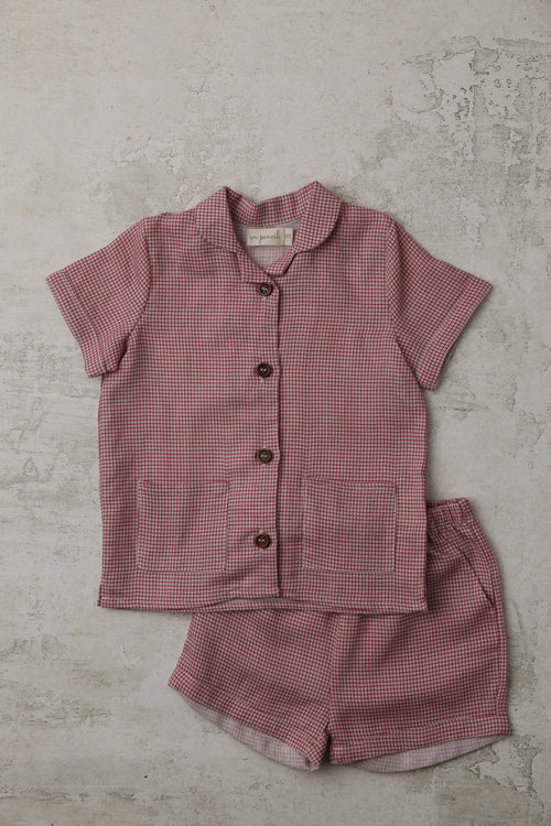 Checkered Boys Set in Brick